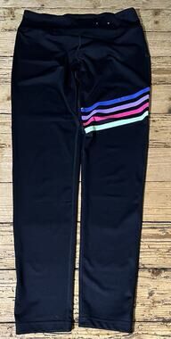 Fila Sports Women's Size L Black Active Leggings NWOT